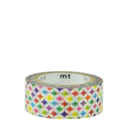 Masking Tape -motif cercles multicolores - sparkling circle - 5 m x 15mm