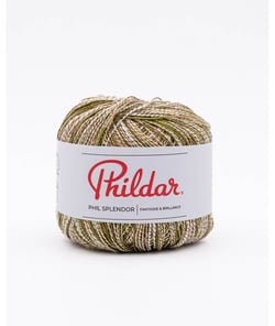 Fil de coton à tricoter Phil Splendor - Phildar Kaki Vert