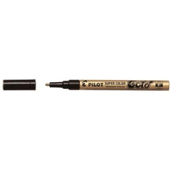Marqueur Super Color permanent Pointe Fine Or PILOT