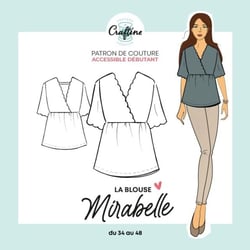 Patron Craftine Blouse Mirabelle - Format Papier