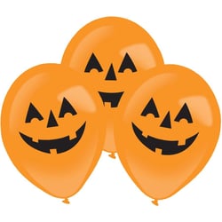 4 Ballons Citrouille - LED