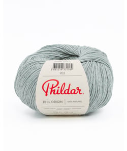 Fil de coton à tricoter Phil Origin - Phildar Amande Vert