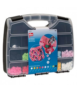 Boîte d’assortiment « Color Snaps » et jeu d’outil 10 X 30 couleurs - Prym Multicolore
