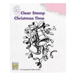 Tampon transparent scrapbooking Nellie's choice CLOCHES DE NOEL 006