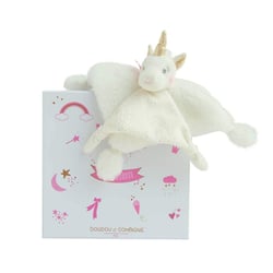 Doudou Lucie la licorne or - Doudou et Compagnie