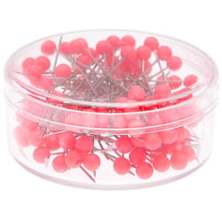 Épingles décoratives 3,8 cm - rose fluo