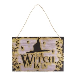 Pancarte Halloween - sorcière
