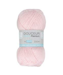 Fil à tricoter Douceur Baby Premium - Trimits : Idéal pour les Tricots de Bébé 110 Rose