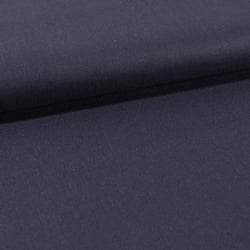 Tissu Toile Coton Canvas uni Bleu Nuit