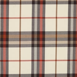 Tissu Tartan Ecossais  Valène sur fond Beige