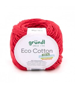 Pelote de coton organique ECO COTTON - Gründl 15 Transparent