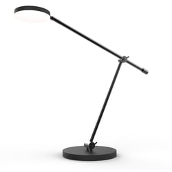 SUNLIGHT lampe de bureau connectée LED noir/chrome
