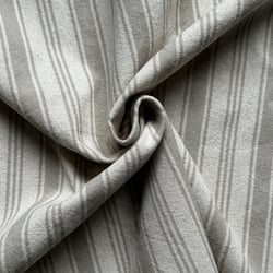 Tissu Coton d'ameublement Eugene Rayures Naturel