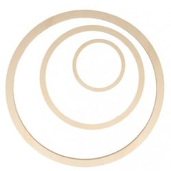 3 cercles en bois - Artemio