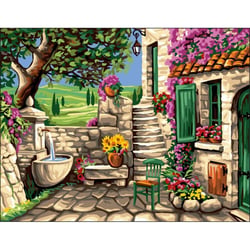 Princesse - Canevas antique Le coin tranquille Rafael Angelo 50x65cm