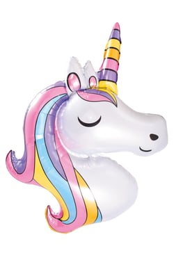 Ballon aluminium licorne
