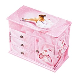 Commode à Musique Ballerine Rose - Trousselier
