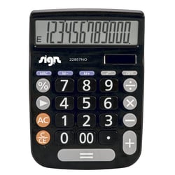 Calculatrice De Bureau 30Mm  Sign