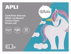 Carton Bloc 32X24Cm 10  Feuilles  Blanche