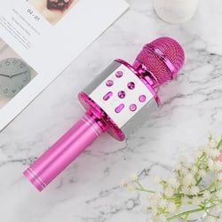 Microphone Sans Fil LED Bluetooth Avec Réduction De Bruit Et Effets Sonores