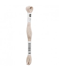 Fil à broder mouliné Uni - Rico Design 283 Gris