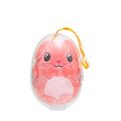 Peluche - Œuf Cosymals de Pâques - Lapin Rose en peluche - 12 cm