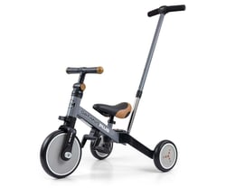 Vélo 4-en-1 Optimus Plus Gris - Milly Mally