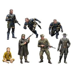Metal Gear Solid V - Set 7 figurines Plastic Model Kit Metal Gear Solid V 1/35 Ground Zero 5 cm - Kotobukiya