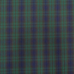 Tissu Tartan Petit Ecossais Marine Rayures Verts