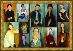Puzzle 2000 pièces - La peinture de Modigliani - Grafika