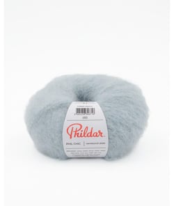 Pelote de laine et Mohair PHIL CHIC - 25gr - Phildar Iceberg