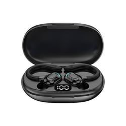 Ecouteurs Bluetooth Sans Fil Avec Boîtier De Charge Et Confort Optimal Noir YONIS