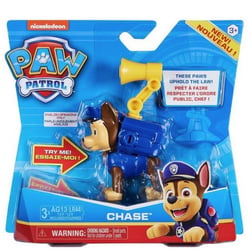 Pat patrouille chase avec son et sac a dos - figurine chien - paw patrol - spin master - 20126393