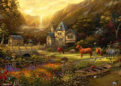 Puzzle 500 pièces - Chuck Pinson - The Golden Valley - Grafika