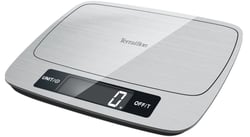 MY COOK 15 INOX - TERRAILLON - Balance de cuisine électronique - Inox - Capacité 15Kg - Plateau Large