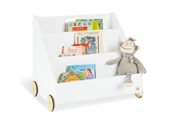 Bibliotheque pour enfant a roulettes Lasse - Pinolino - Bleu