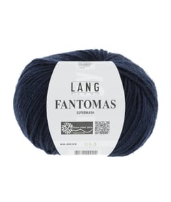 Pelote de Laine à tricoter FANTOMAS - Lang Yarns 25 Bleu