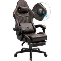 Chaise gaming ergonomique GTPLAYER - Cuir PU - EU-ACE-PRO-LBR - Brun clair gris