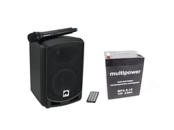 OMNITRONIC Ensemble wams-065bt + batterie