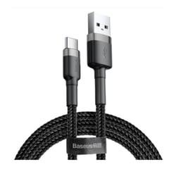 Baseus Câble de Charge et Transfert USB-USB-C 3A 1m Gris