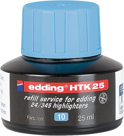Recharge d'encre par Capillarité BTK25 pour Marqueur Tableau Blanc Bleu Bleu edding