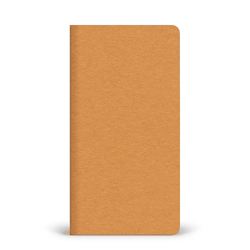 Le cahier "Traveller Notebook" - pages pointillées - Jaune - 118 x 210 mm - Made in France