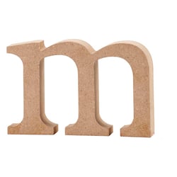 Lettre, m, H : 8 cm, ép. 2 cm, 1 pièce