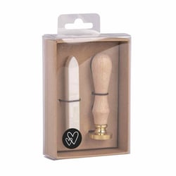 Kit Cachet de Cire en forme de Cœurs