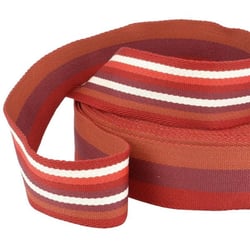 Film 20m sangle bandes double face  40mm Bordeaux