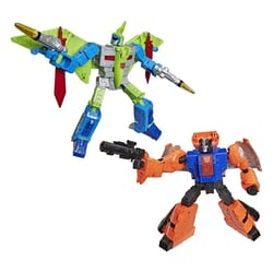 Transformers Age of the Primes Leader Class - Pack 2 figurines G2 Dinobot Swoop & G2 Dinobot Sludge  19 cm