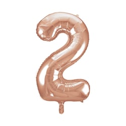 Ballon Géant Chiffre 2 Rose Gold (86 cm)