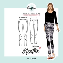 Patron Craftine Legging Menthe - Format Papier