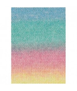 Fil à tricoter FASHION COTTON LIGHT & LONG DK - Rico Design 03 Multicolore