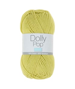 Fil à tricoter Coton et Acrylique Dolly Pop - Trimits 177 Jaune